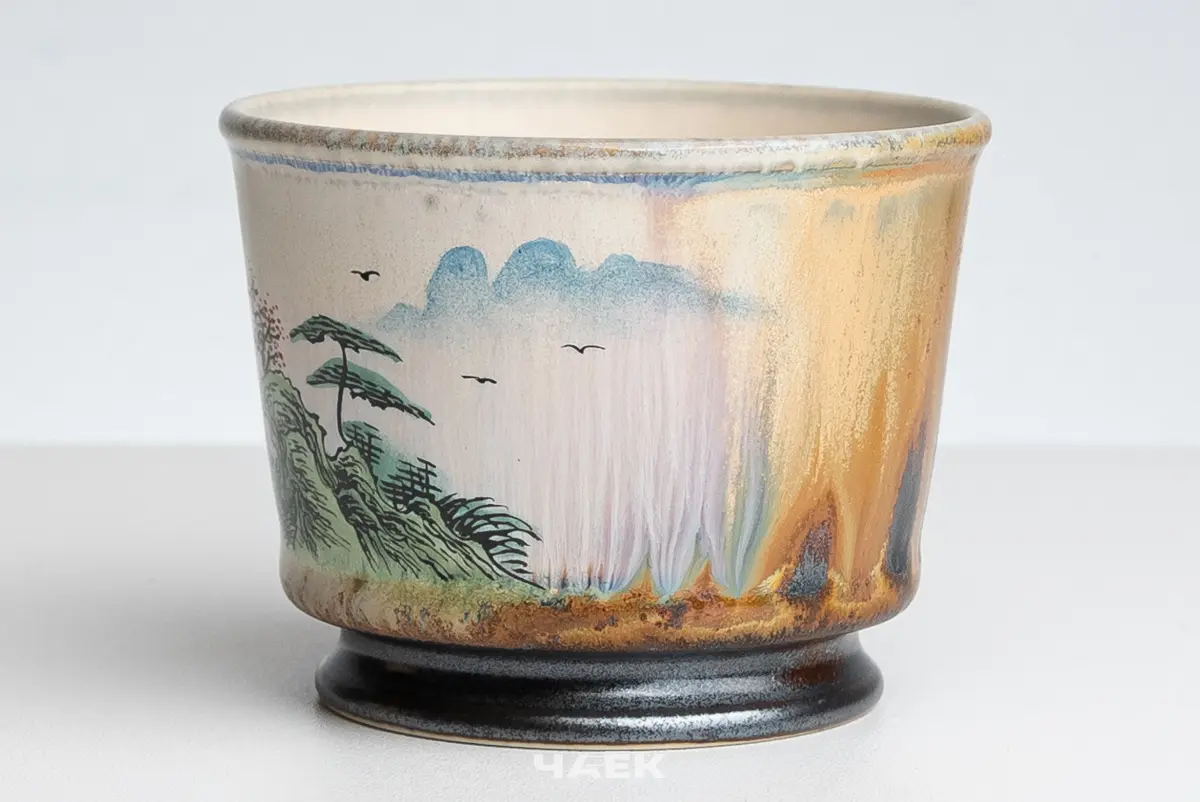 Пиала № 554, керамика Цзиндэчжэнь, 129 мл