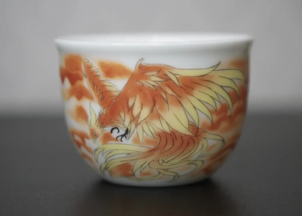 Пиала «Фэнхуан» № 33, фарфор Цзиньдэчжень, 130 мл