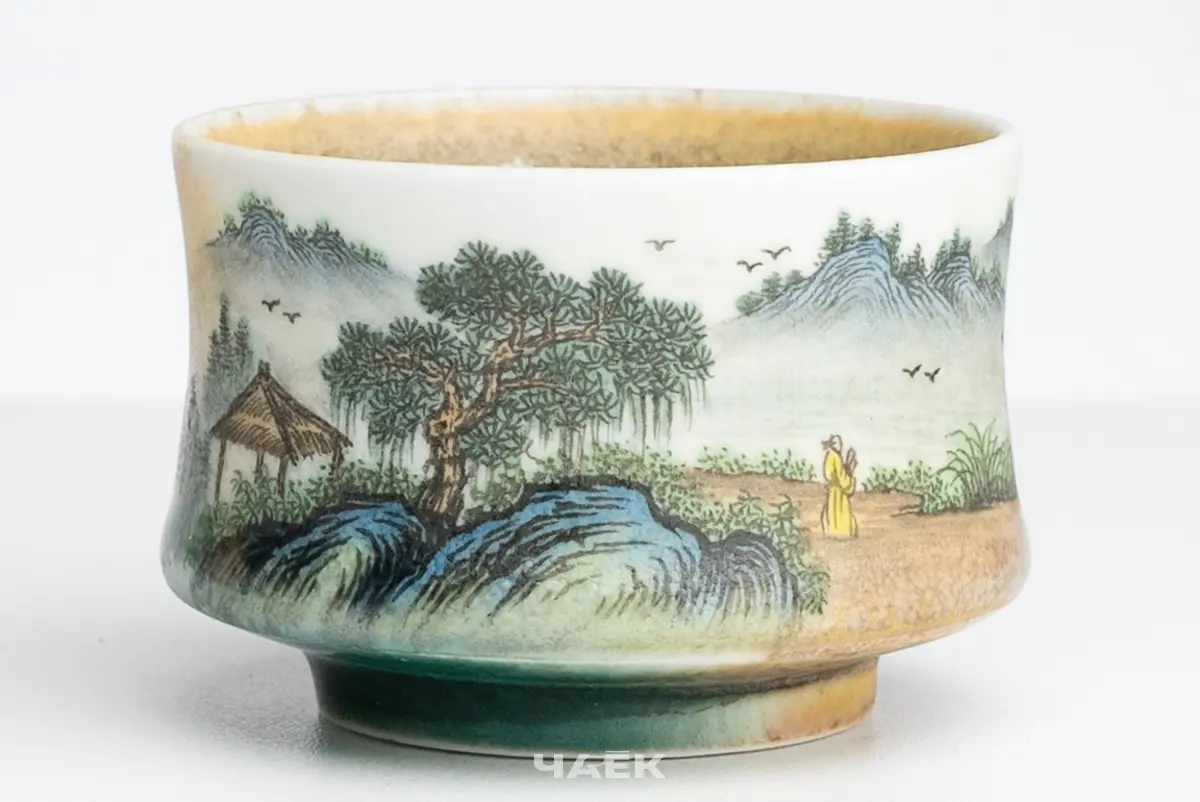 Пиала № 527, керамика Цзиндэчжэнь, 70 мл