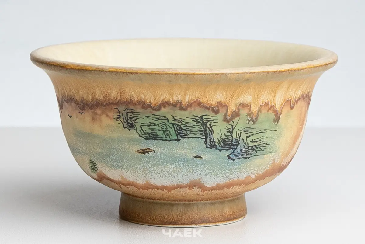 Пиала № 576, керамика Цзиндэчжэнь, 110 мл