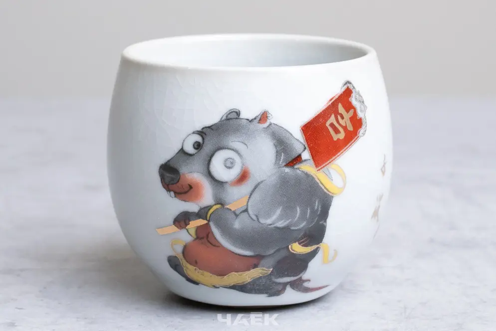 Пиала «Крыса» № 116, керамика, 90 мл