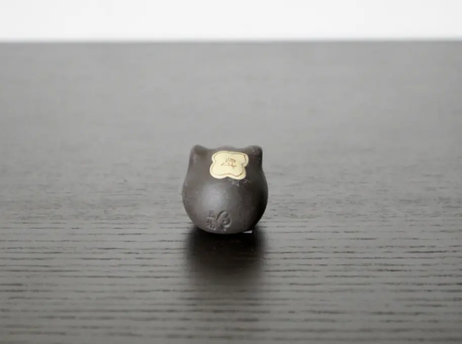 Чайная фигурка «Свинка» № 5, исинская глина