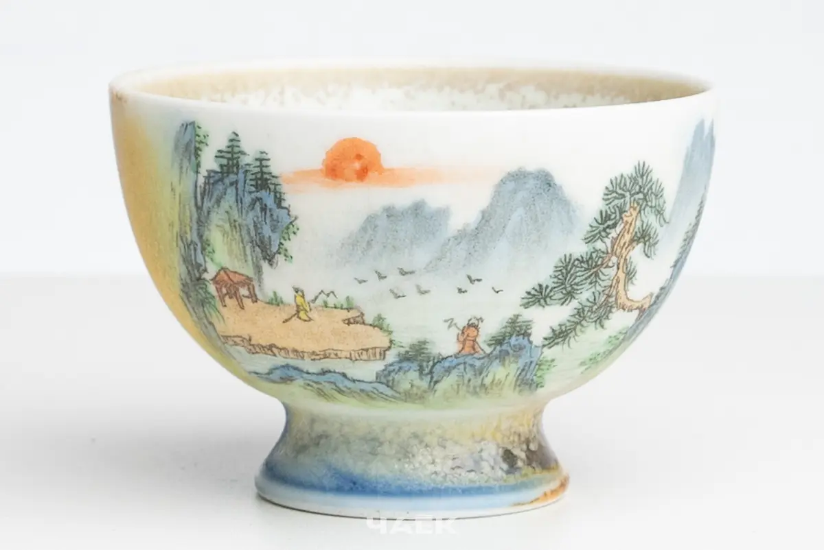 Пиала № 523, керамика Цзиндэчжэнь, 55 мл