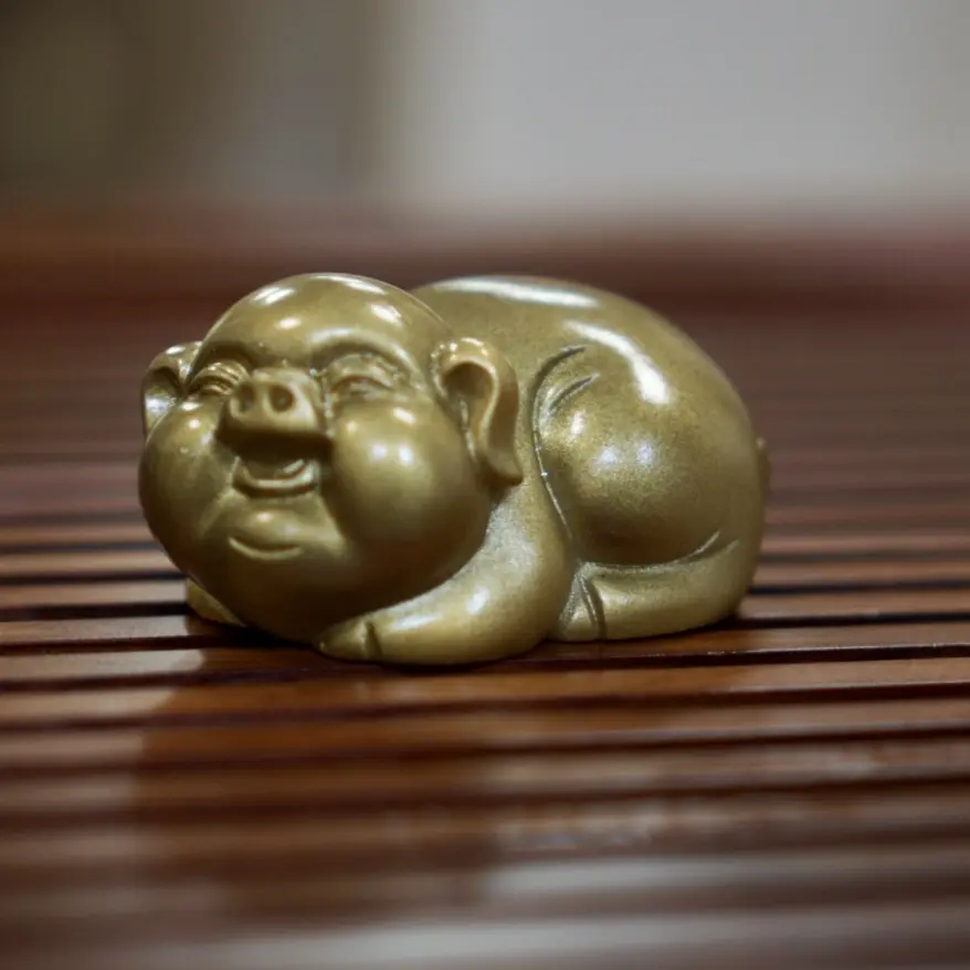 Чайная фигурка меняющая цвет «Поросёнок»