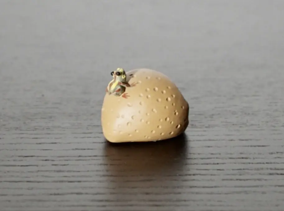 Чайная фигурка «Лягушка» № 7, исинская глина