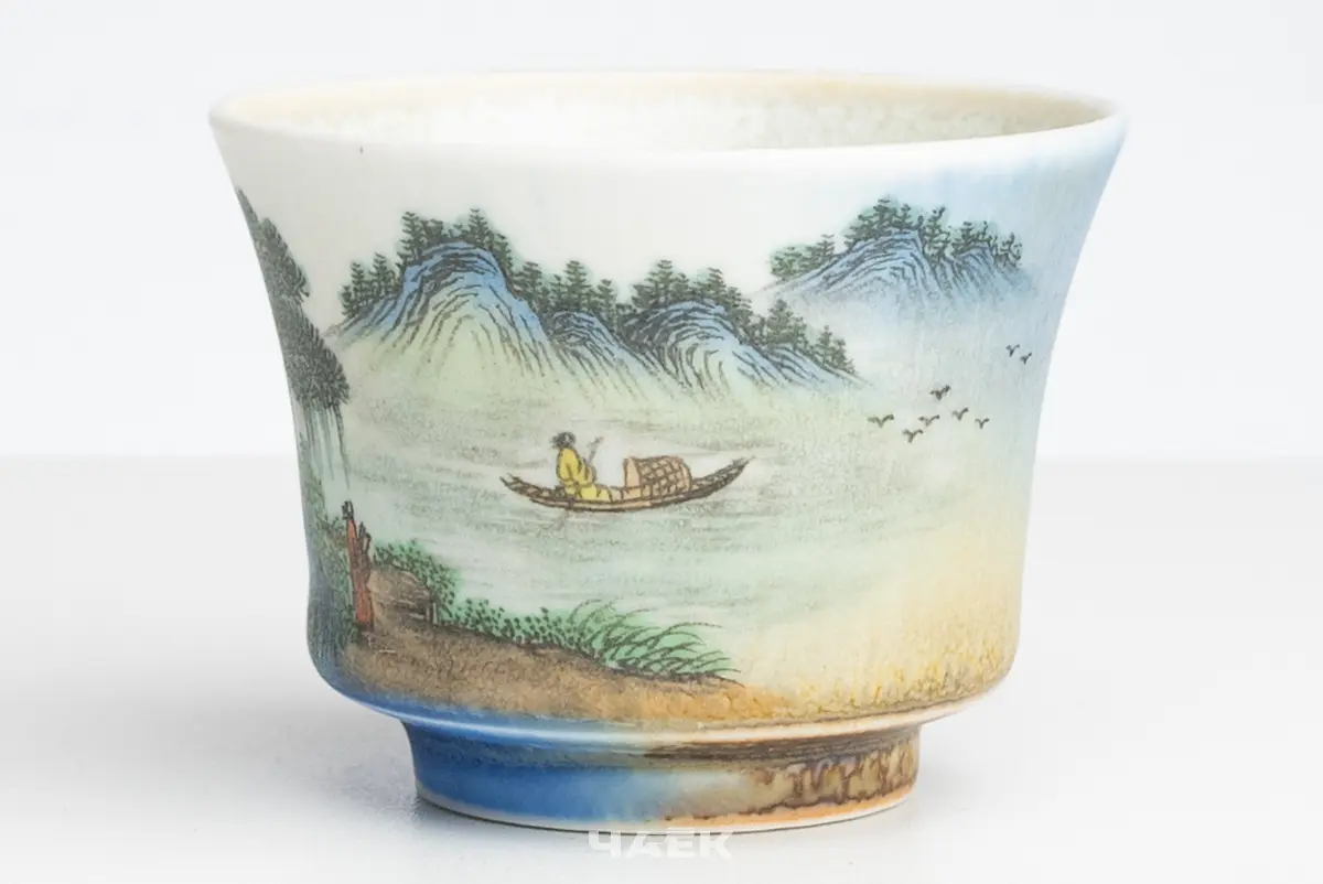 Пиала № 530, керамика Цзиндэчжэнь, 70 мл