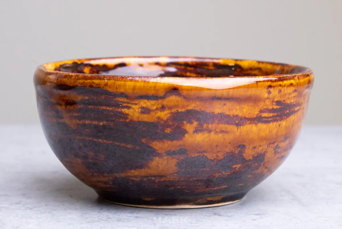 Пиала № 69 «Огненная», керамика, 100 мл