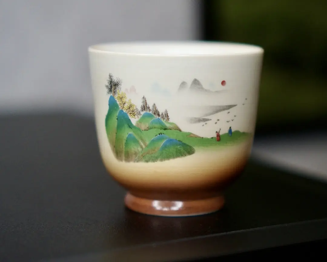 Пиала № 26, керамика Цзиндэчжень, 95 мл