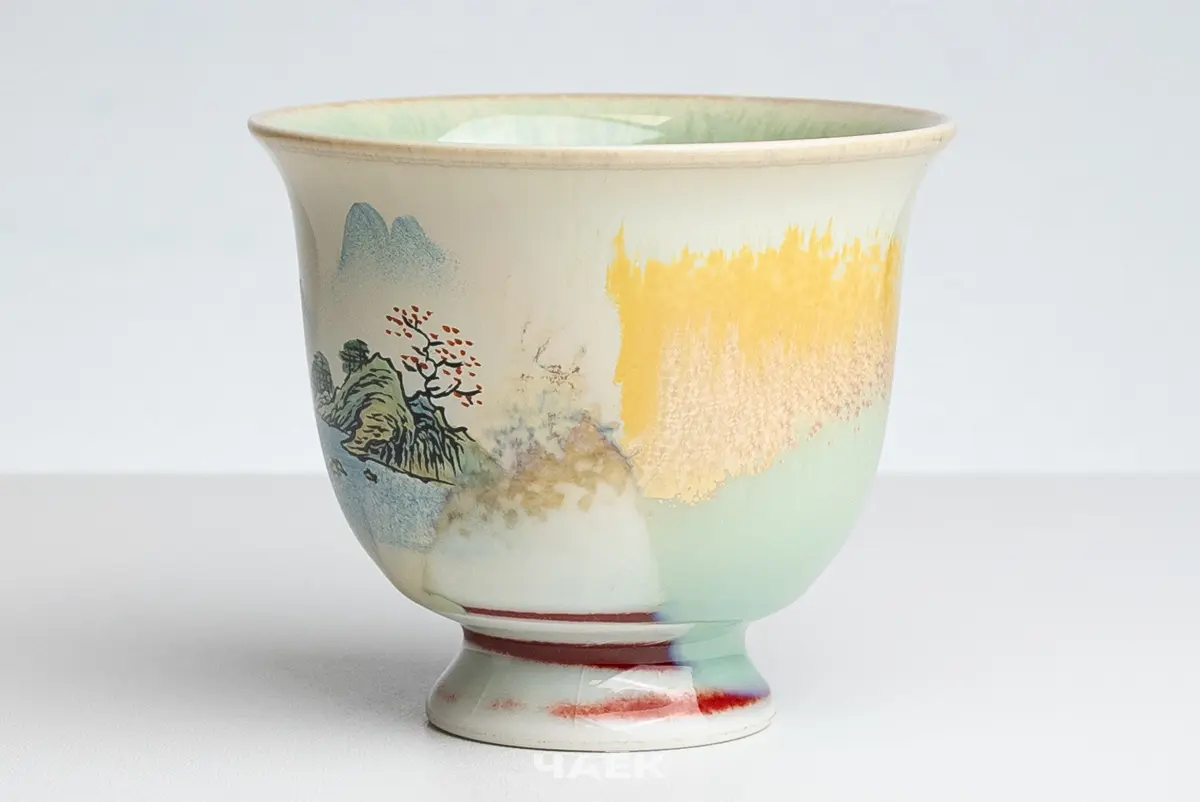 Пиала № 545, керамика Цзиндэчжэнь, 90 мл