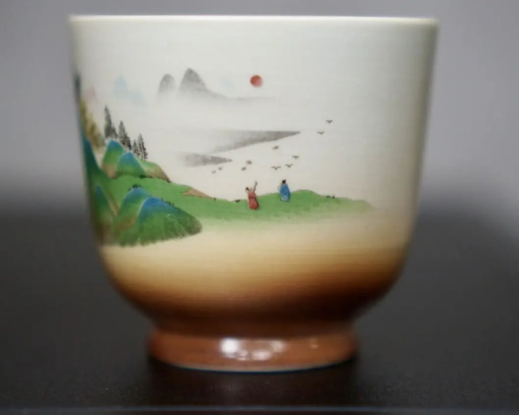 Пиала № 26, керамика Цзиндэчжень, 95 мл