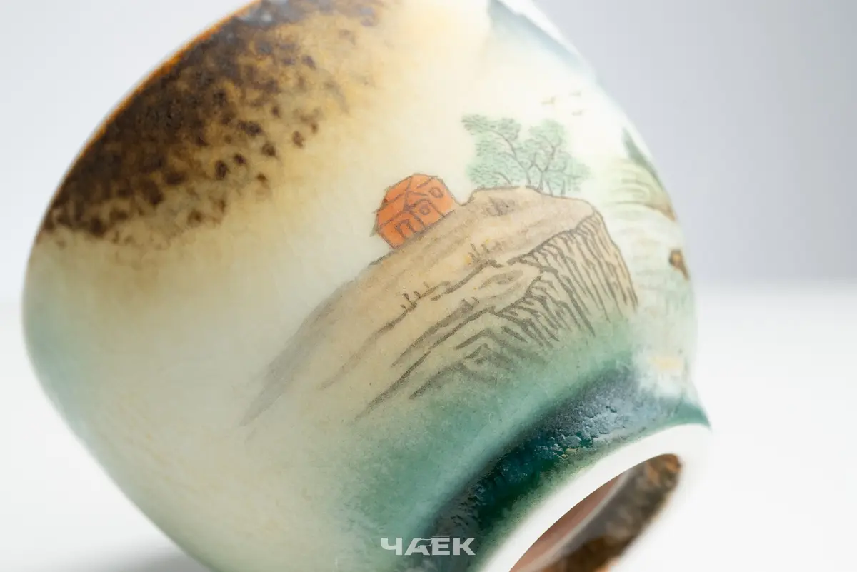 Пиала № 537, керамика Цзиндэчжэнь, 70 мл