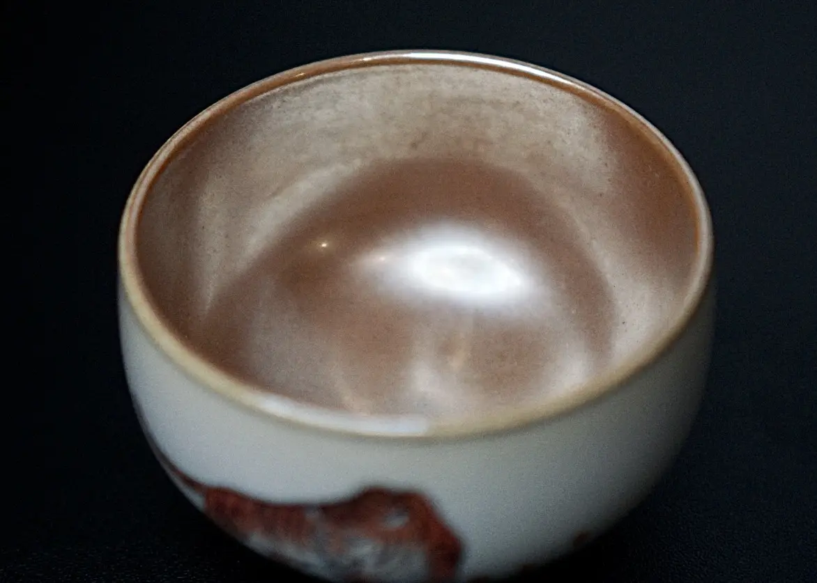 Пиала «Тигр» № 67, керамика Цзиндэчжэнь, 97 мл