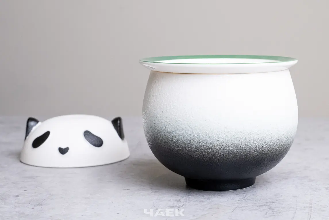 Походный чайный набор № 4 «Пандочка», чёрный