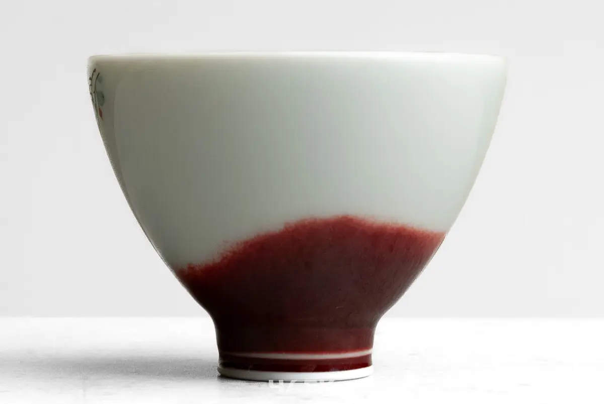 Пиала «Петух» № 64, керамика Цзиндэчжэнь, 86 мл