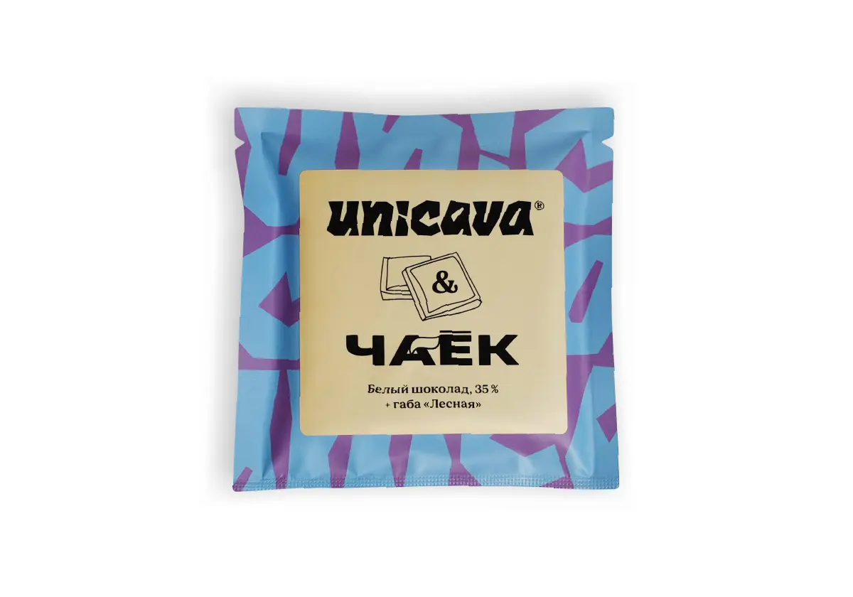 Белый чайный шоколад с габой, Unicava x ЧАЁК