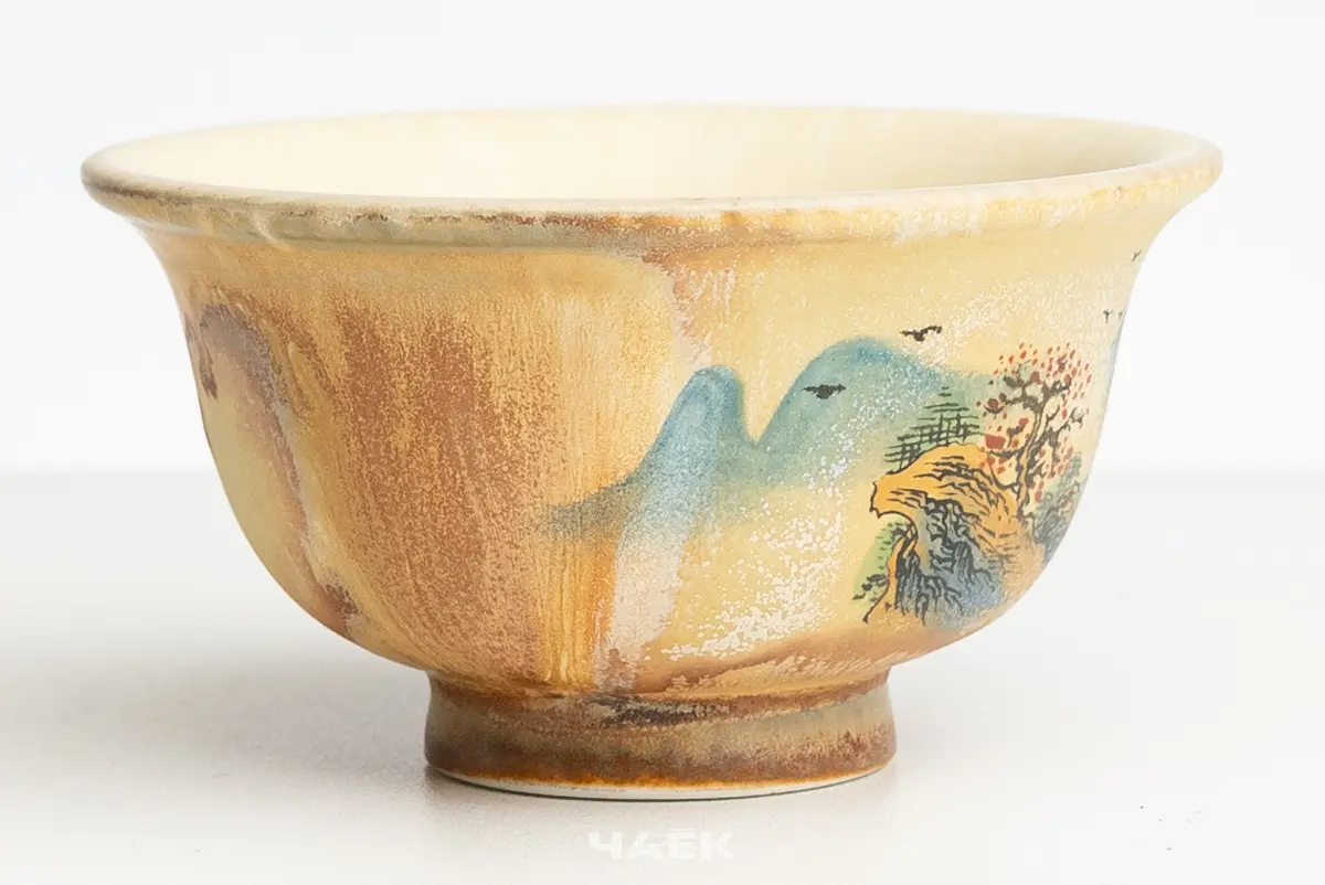 Пиала № 593, керамика Цзиндэчжэнь, 115 мл