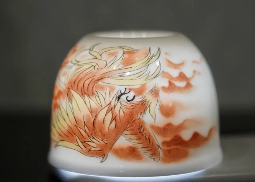 Пиала «Фэнхуан» № 33, фарфор Цзиньдэчжень, 130 мл