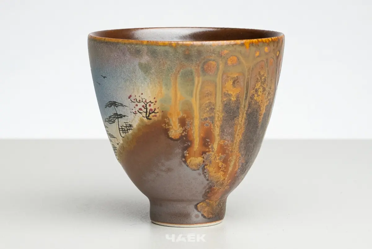 Пиала № 635, керамика Цзиндэчжэнь, 60 мл