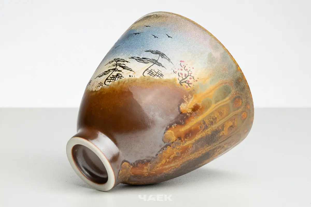 Пиала № 635, керамика Цзиндэчжэнь, 60 мл