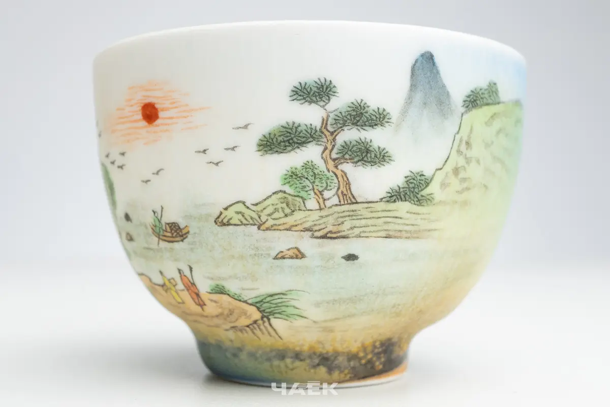 Пиала № 522, керамика Цзиндэчжэнь, 65 мл