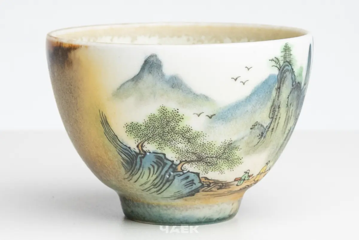 Пиала № 515, керамика Цзиндэчжэнь, 80 мл