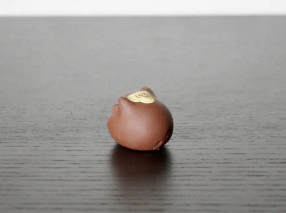 Чайная фигурка «Свинка» № 2, исинская глина