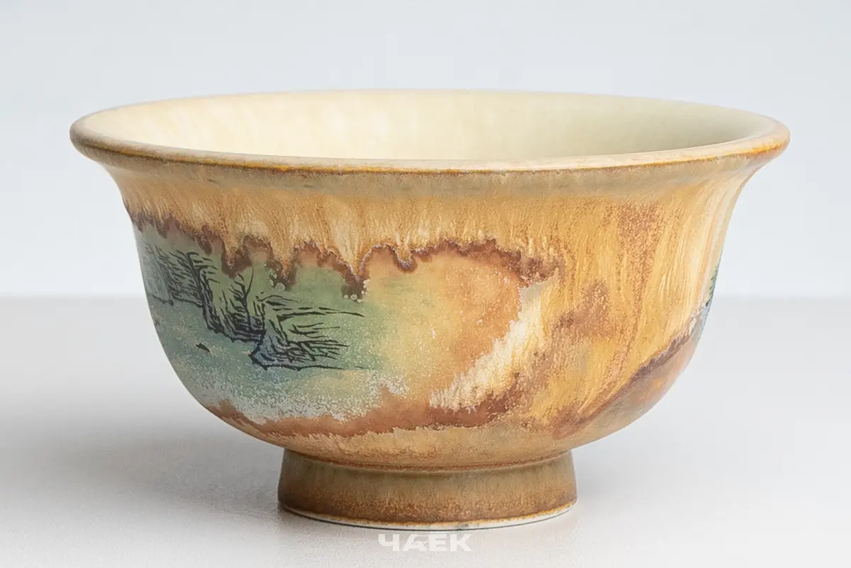 Пиала № 576, керамика Цзиндэчжэнь, 110 мл