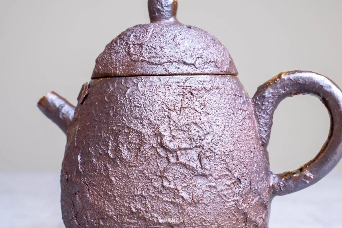 Чайник № 645 «Внеземной», керамика Дэхуа, 158 мл