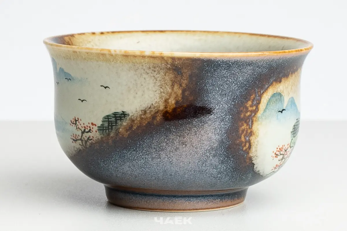 Пиала № 609, керамика Цзиндэчжэнь, 110 мл