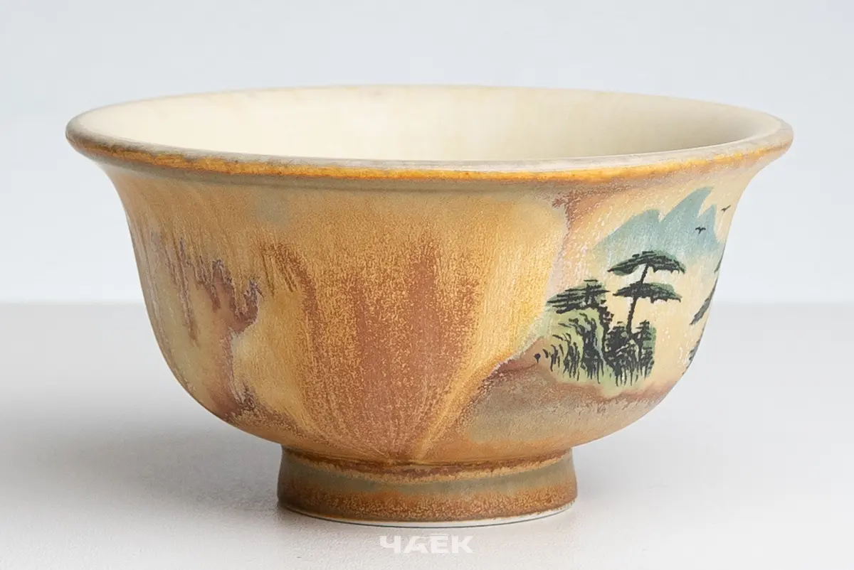 Пиала № 572, керамика Цзиндэчжэнь, 110 мл