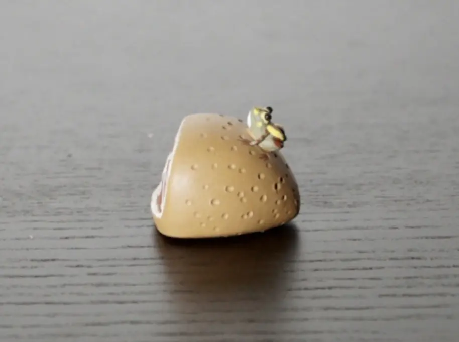 Чайная фигурка «Лягушка» № 7, исинская глина