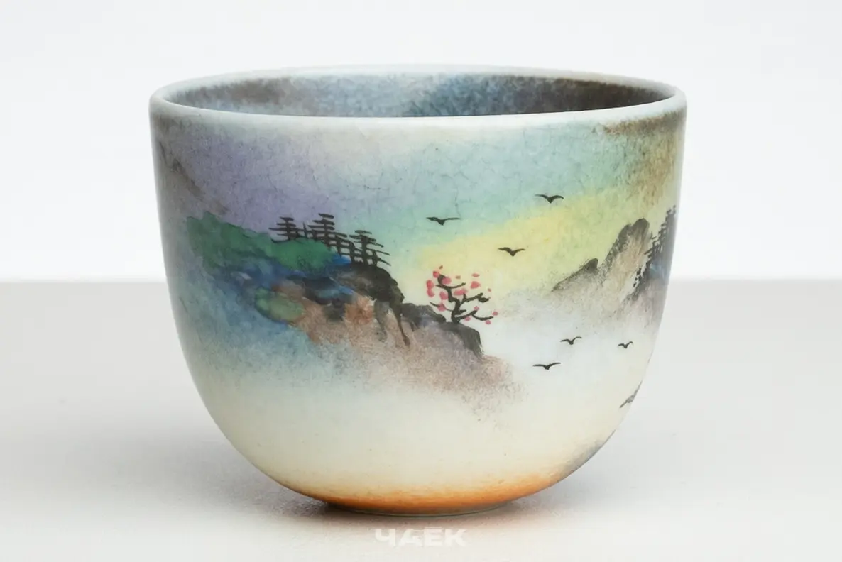 Пиала № 614, керамика Цзиндэчжэнь, 70 мл