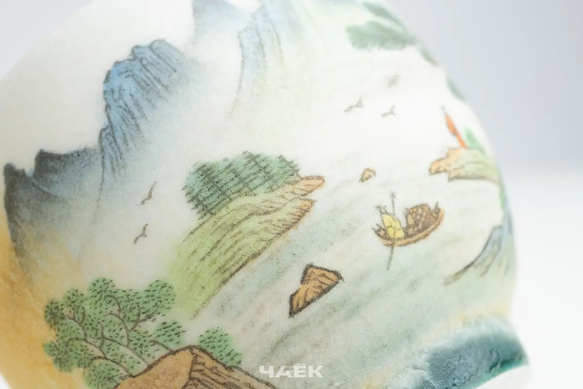 Пиала № 525, керамика Цзиндэчжэнь, 75 мл