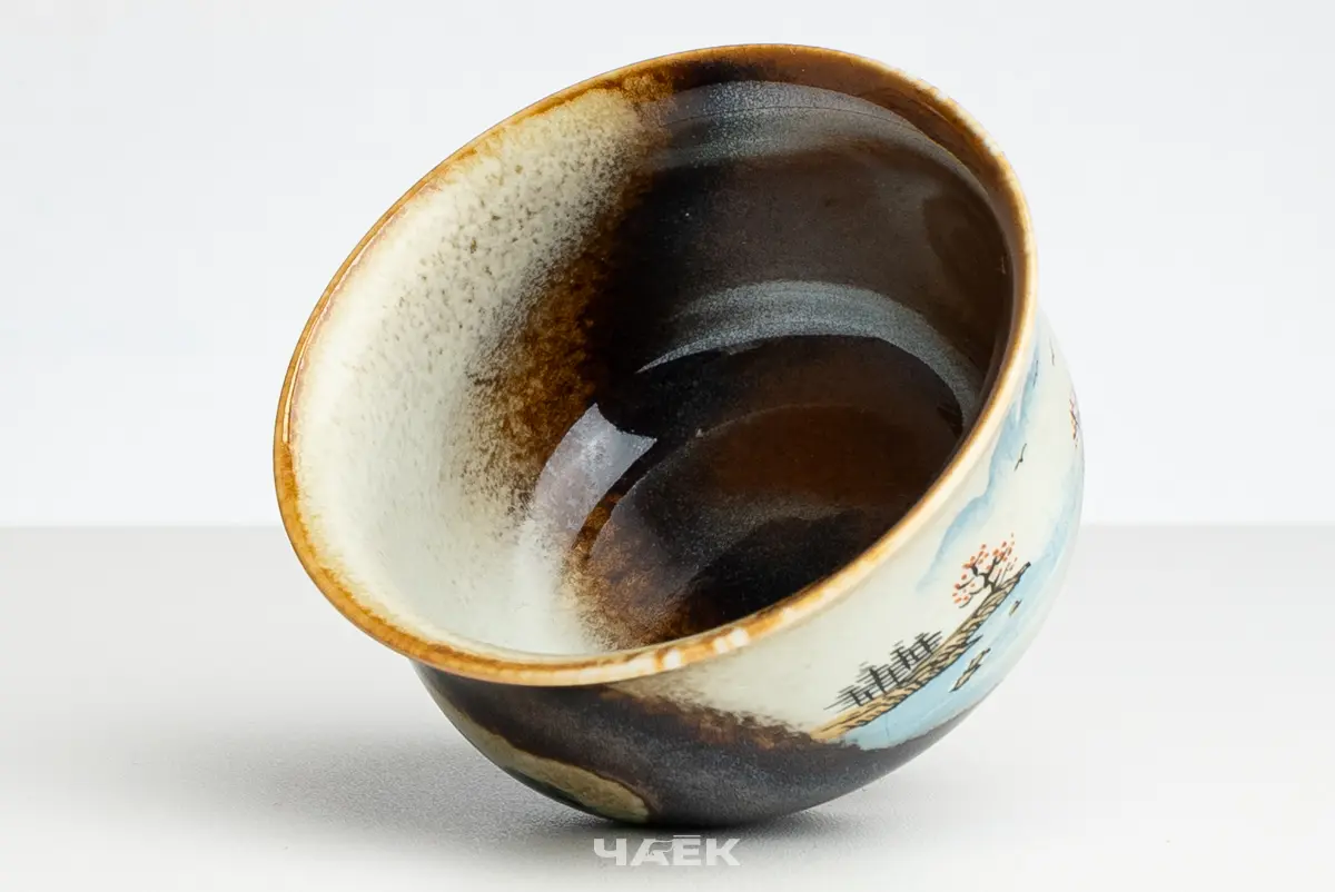 Пиала № 609, керамика Цзиндэчжэнь, 110 мл