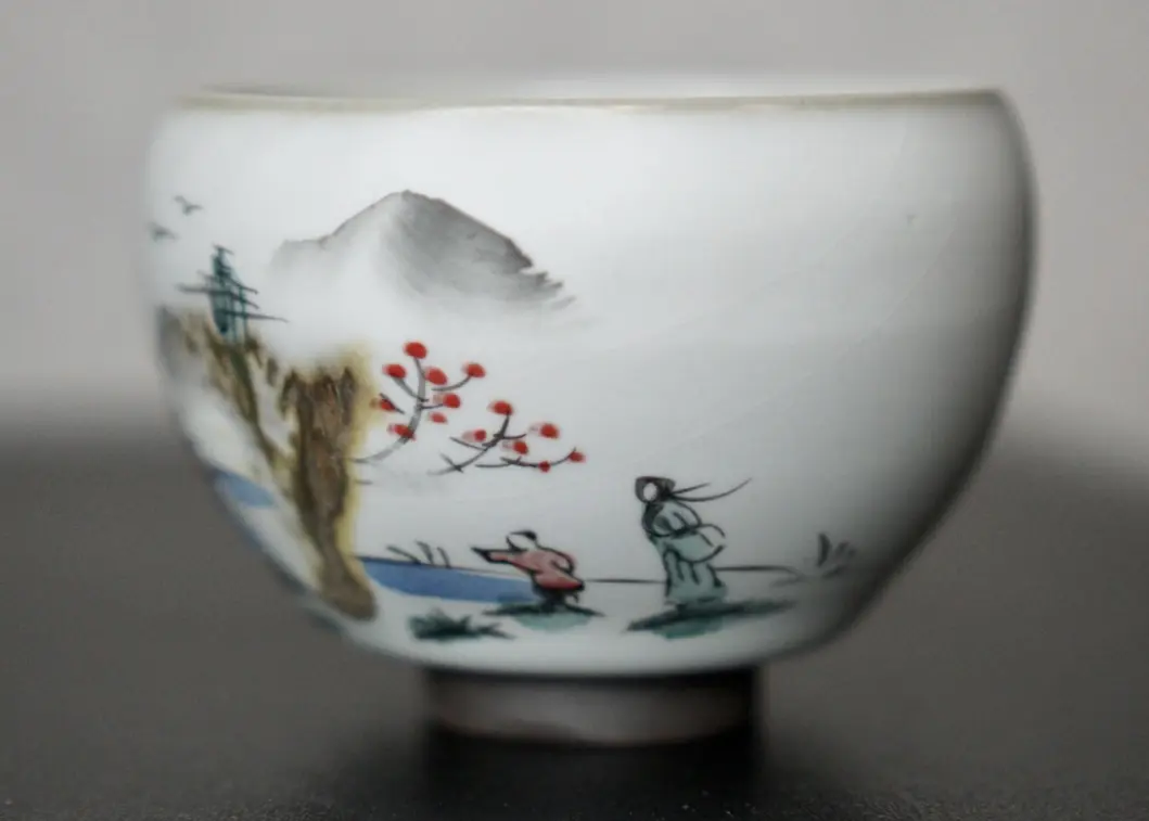 Пиала № 47, керамика Дэхуа, 100 мл