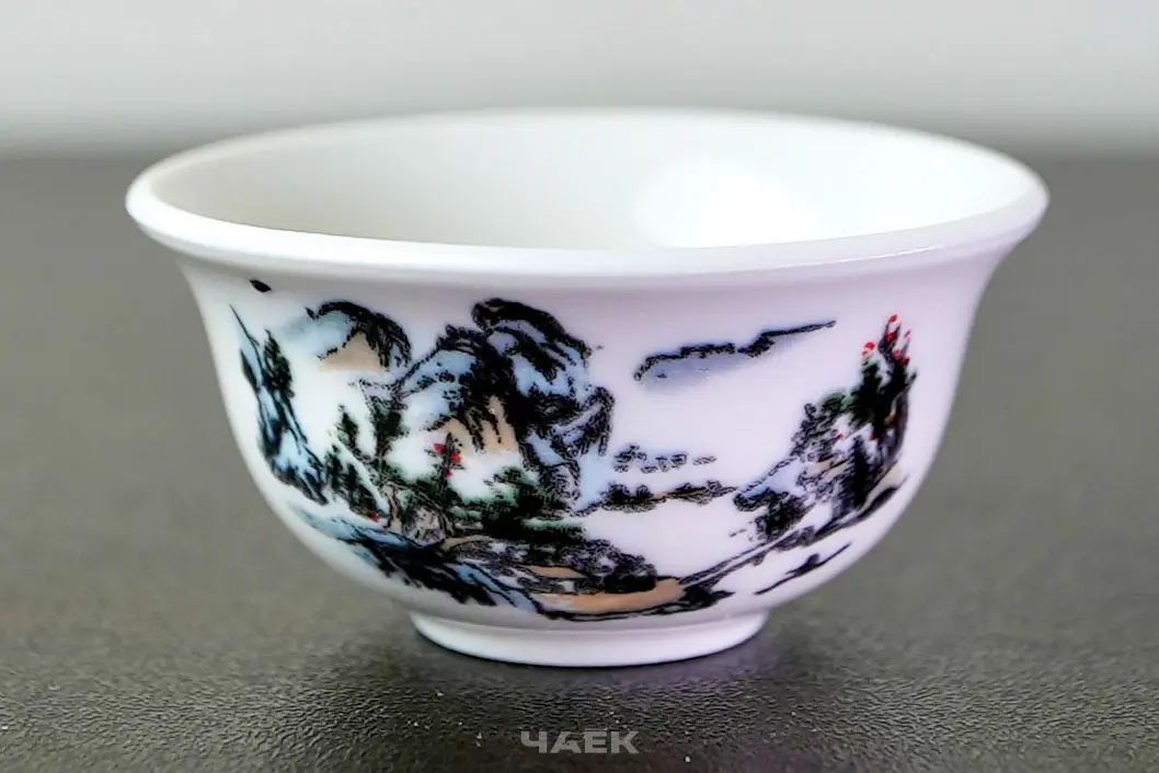 Пиала № 391, фарфор, 20 мл