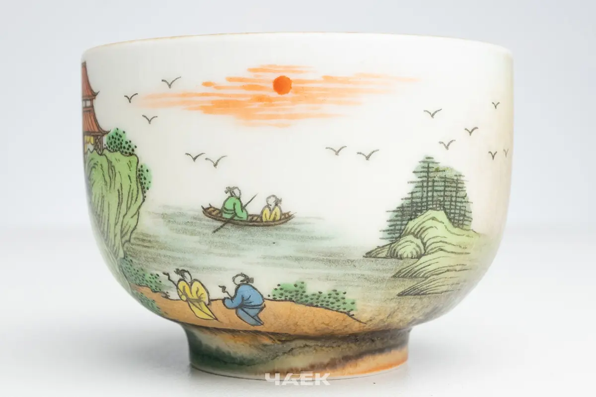 Пиала № 510, керамика Цзиндэчжэнь, 76 мл