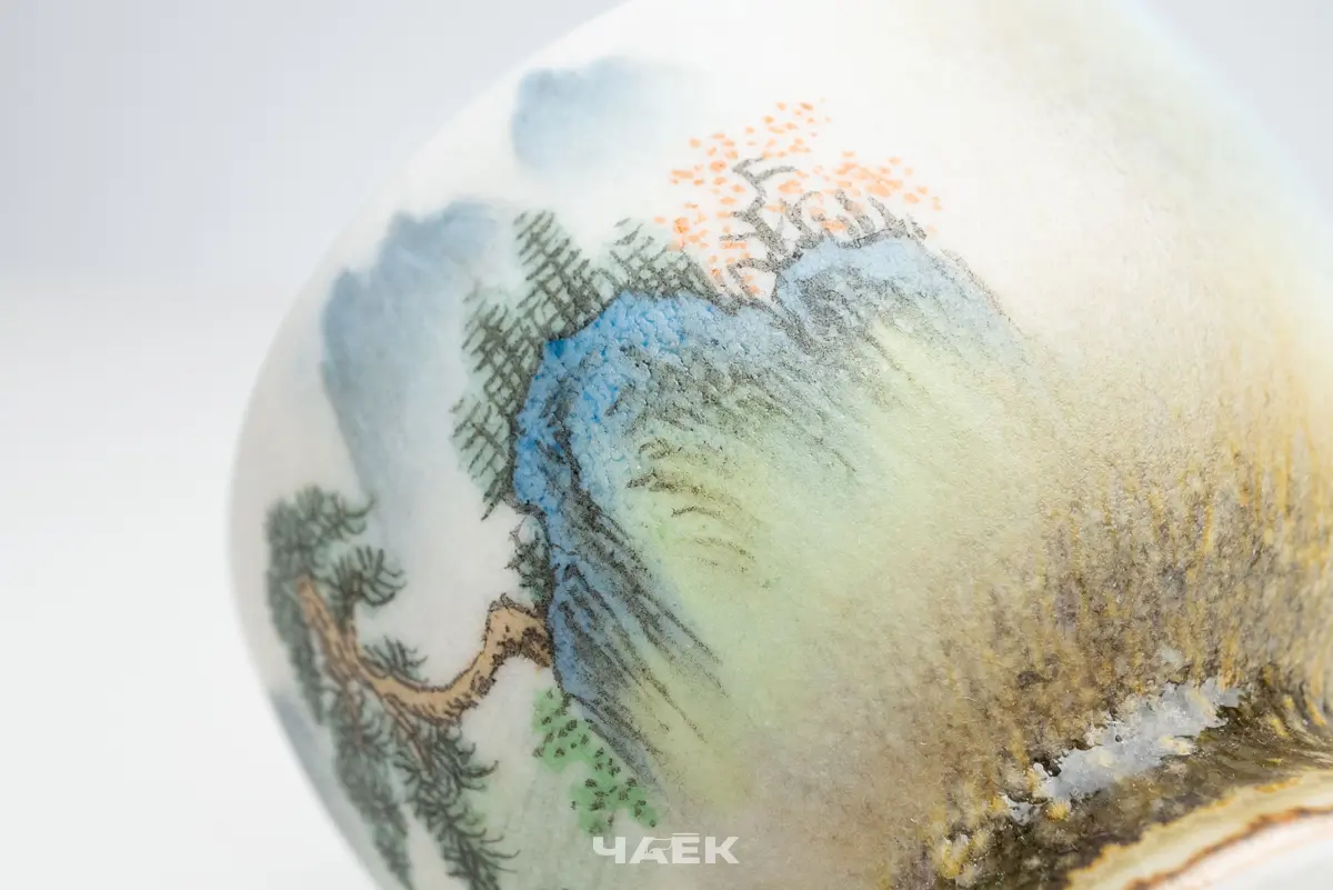 Пиала № 523, керамика Цзиндэчжэнь, 55 мл