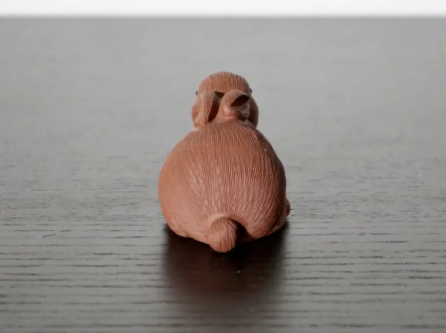 Чайная фигурка «Кролик» № 1, исинская глина