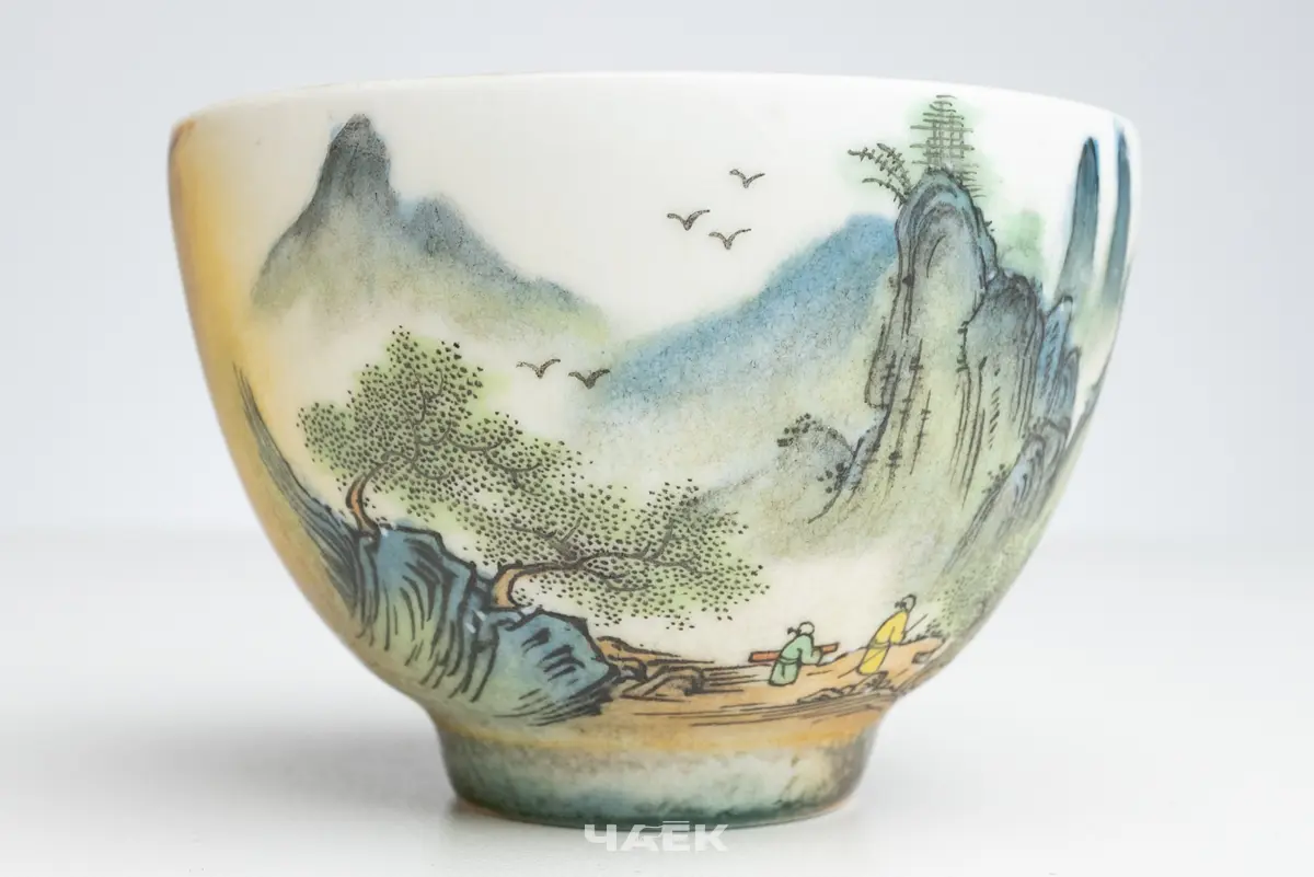 Пиала № 515, керамика Цзиндэчжэнь, 80 мл