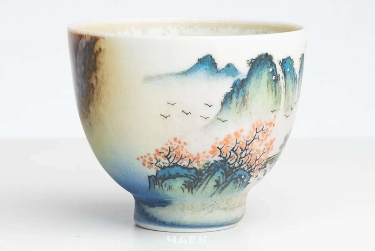 Пиала № 516, керамика Цзиндэчжэнь, 80 мл