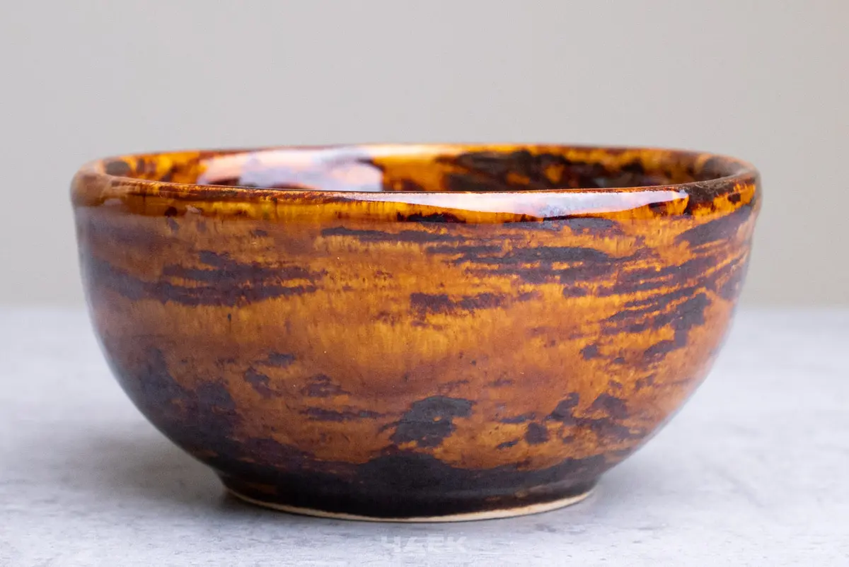 Пиала № 69 «Огненная», керамика, 100 мл