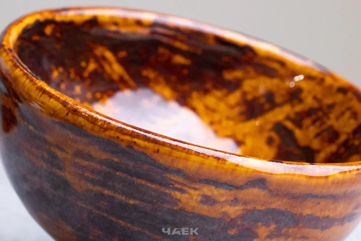 Пиала № 69 «Огненная», керамика, 100 мл