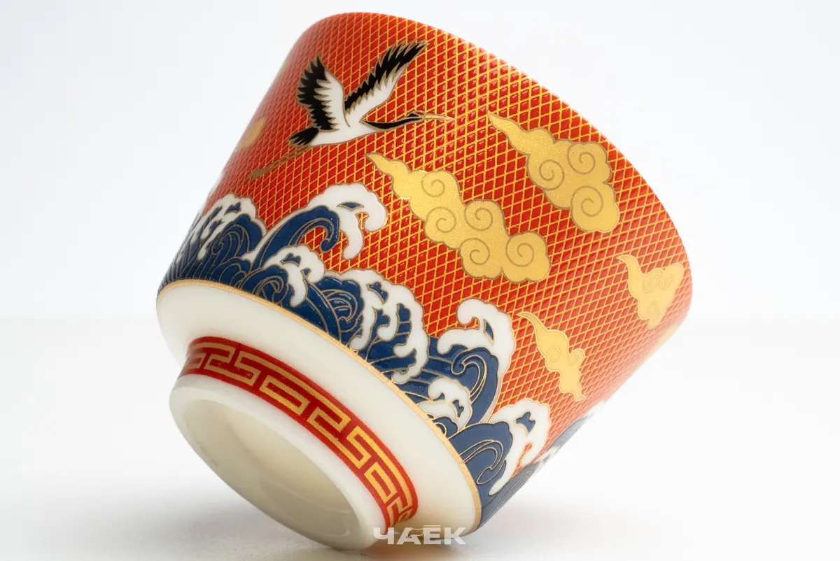 Пиала «Аист» № 26, фарфор, 80 мл