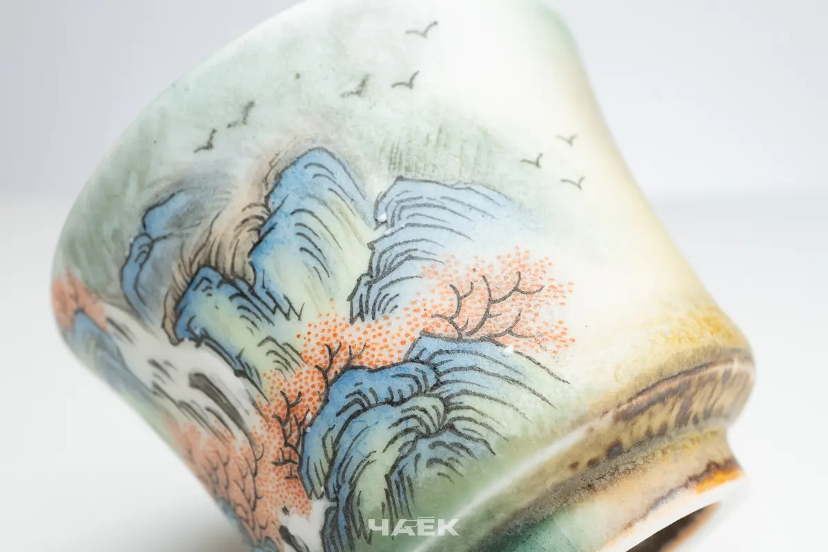 Пиала № 524, керамика Цзиндэчжэнь, 70 мл