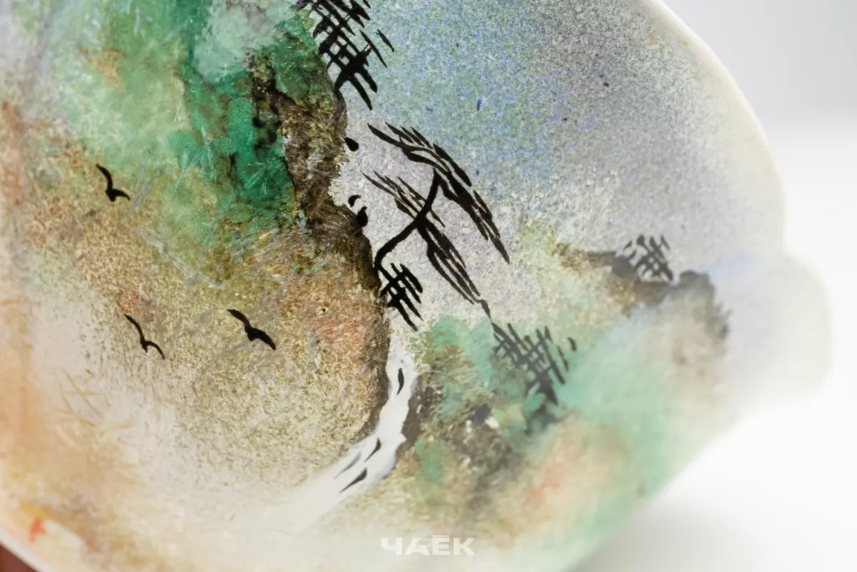 Пиала № 596, керамика Цзиндэчжэнь, 90 мл