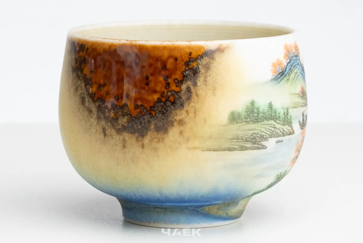 Пиала № 519, керамика Цзиндэчжэнь, 75 мл