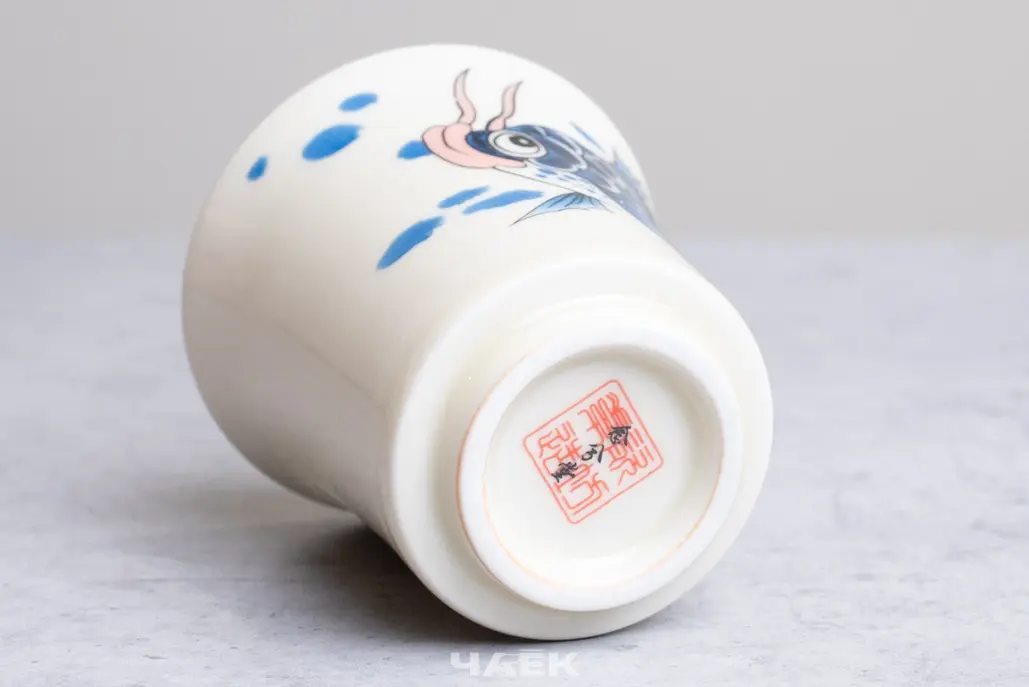 Пиала «Рыба» № 345, керамика, 77 мл