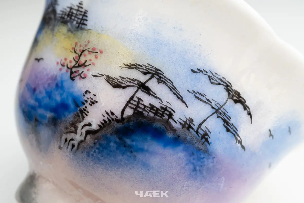 Пиала № 605, керамика Цзиндэчжэнь, 110 мл