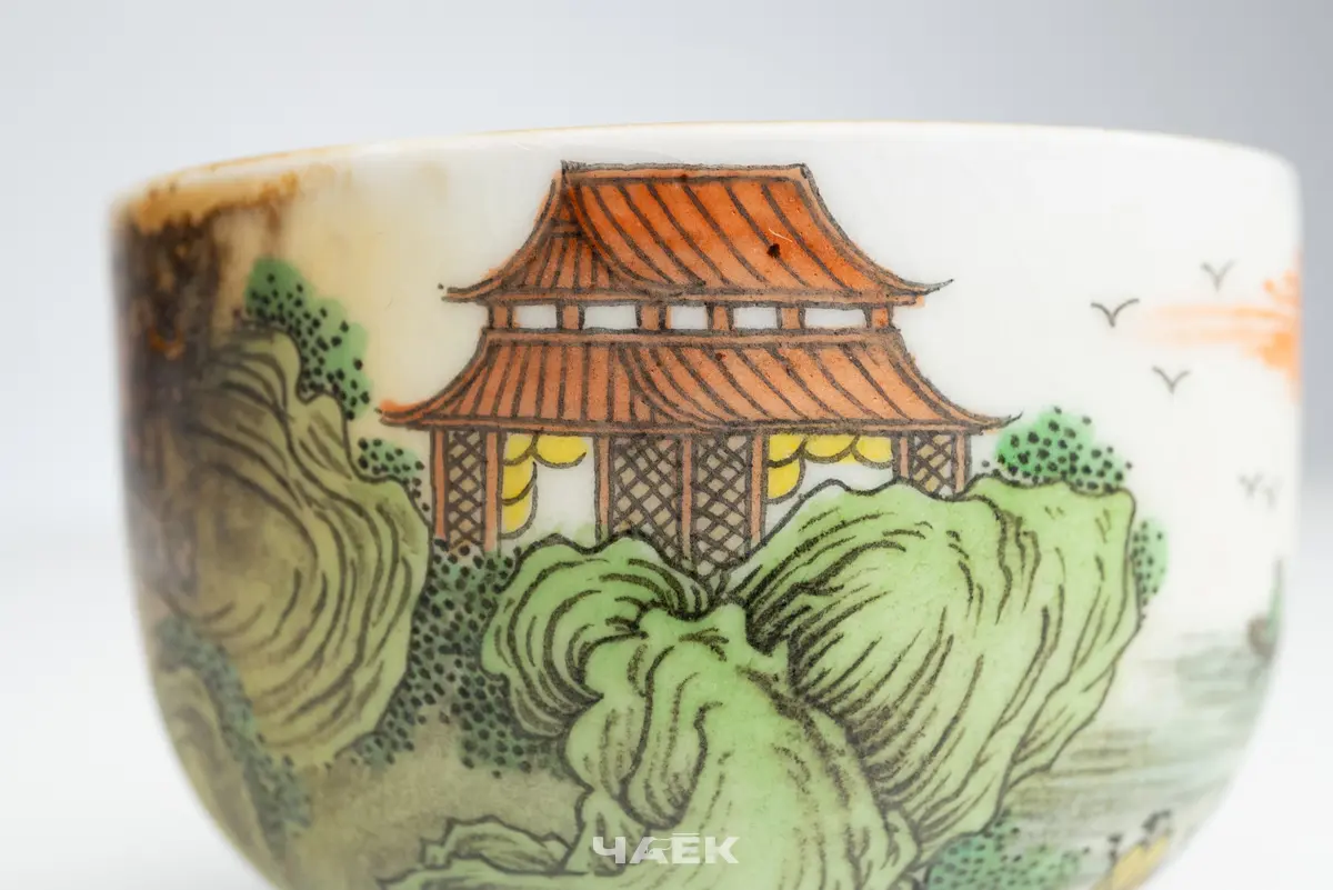 Пиала № 510, керамика Цзиндэчжэнь, 76 мл